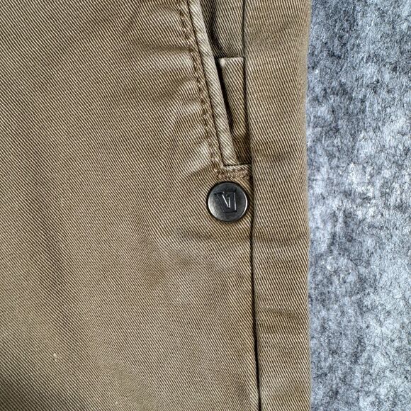 Vuori Collins Chino Pants Mens 34x30 Brown Office Golf Casual Dress - Picture 4 of 10